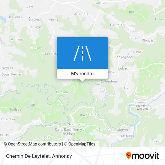 Chemin De Leytelet plan