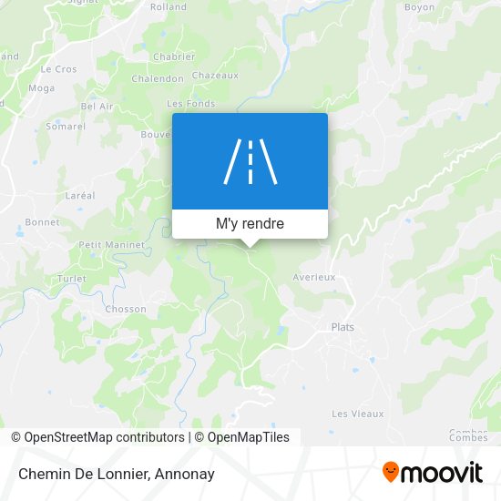 Chemin De Lonnier plan