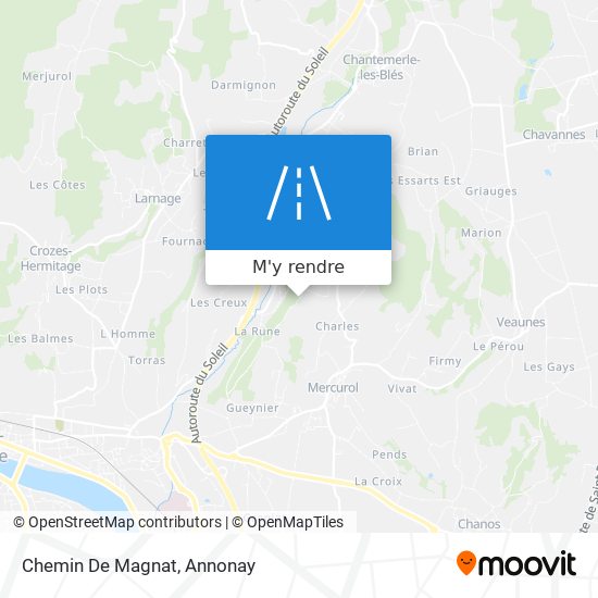 Chemin De Magnat plan