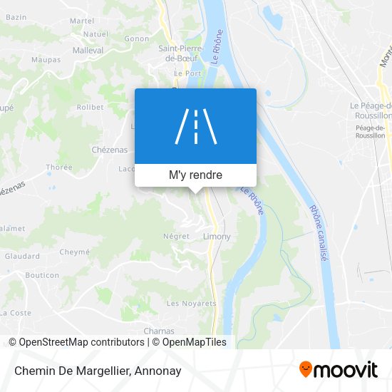 Chemin De Margellier plan