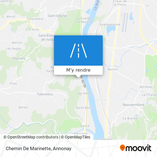 Chemin De Marinette plan