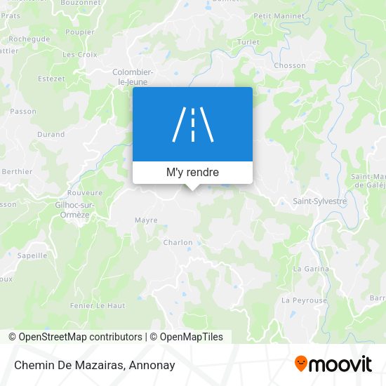 Chemin De Mazairas plan