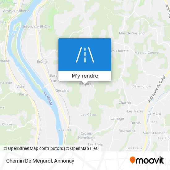 Chemin De Merjurol plan