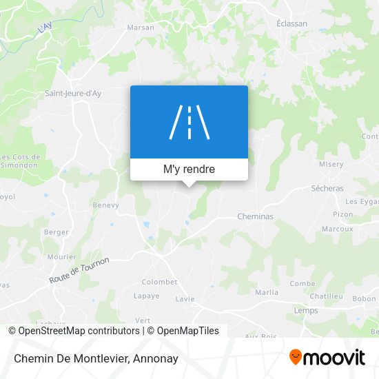 Chemin De Montlevier plan