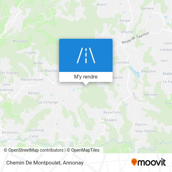 Chemin De Montpoulet plan