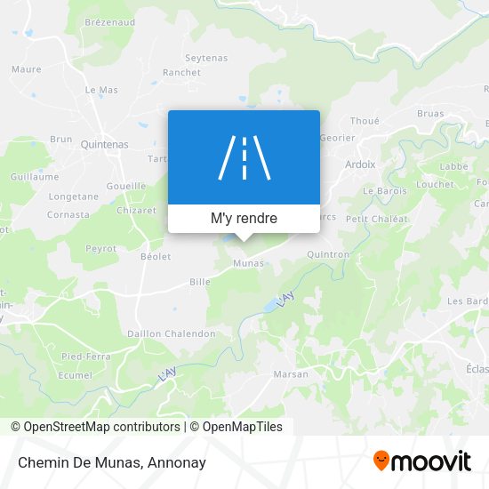 Chemin De Munas plan