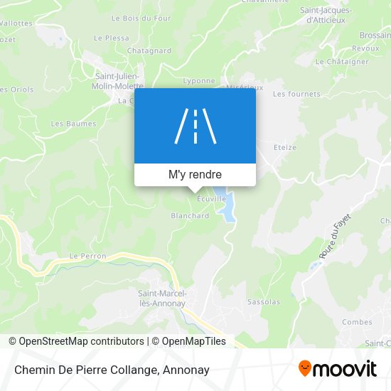 Chemin De Pierre Collange plan