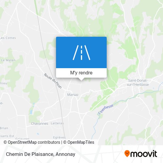Chemin De Plaisance plan