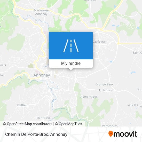 Chemin De Porte-Broc plan