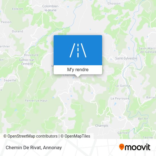 Chemin De Rivat plan