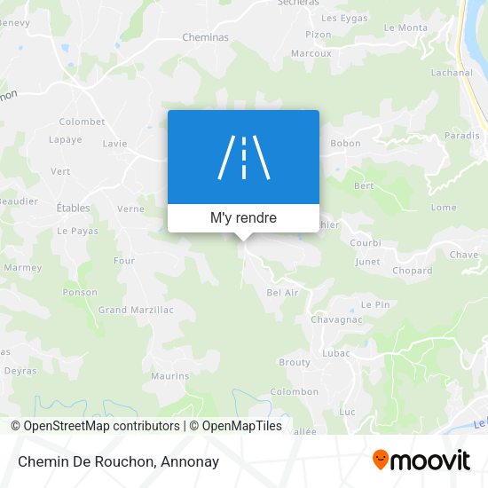 Chemin De Rouchon plan