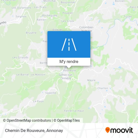 Chemin De Rouveure plan