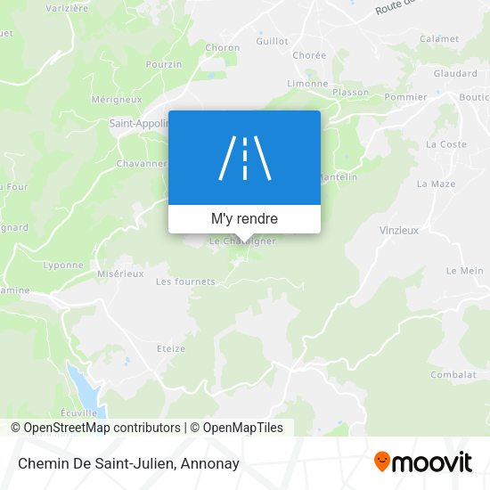 Chemin De Saint-Julien plan