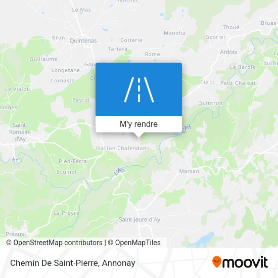 Chemin De Saint-Pierre plan