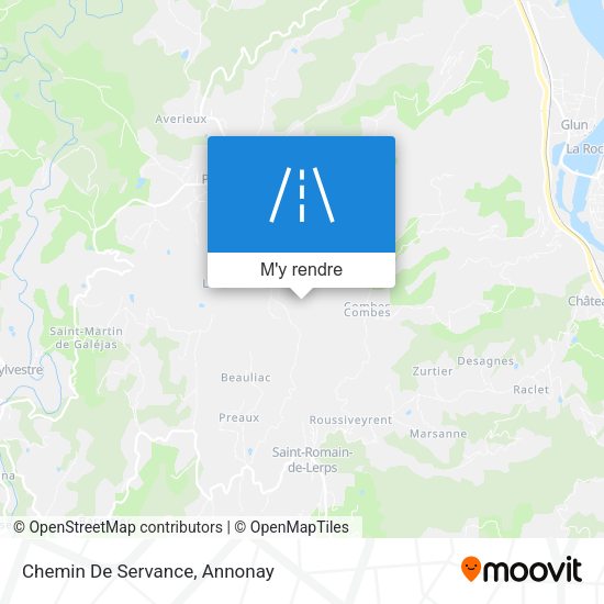 Chemin De Servance plan