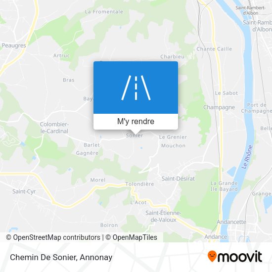 Chemin De Sonier plan