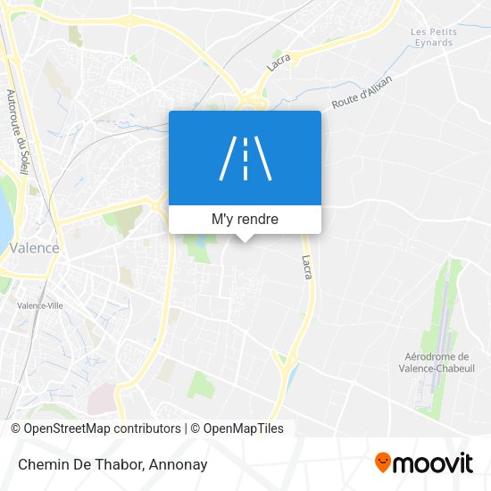 Chemin De Thabor plan
