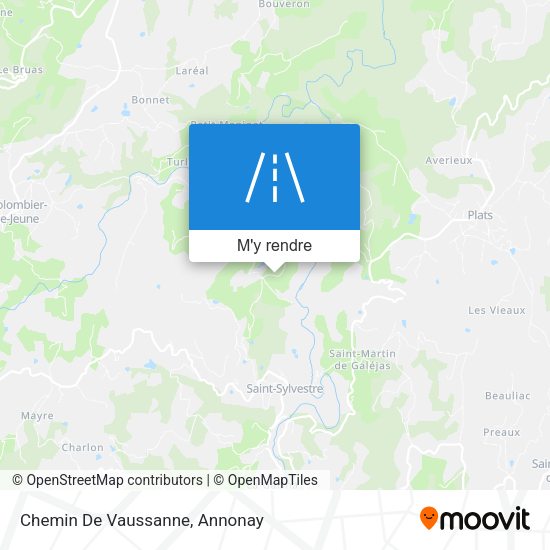 Chemin De Vaussanne plan