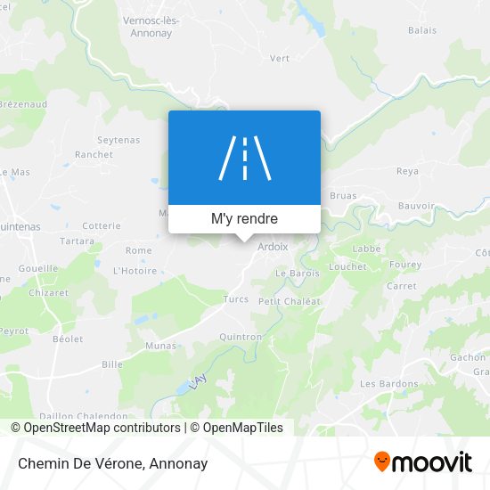 Chemin De Vérone plan