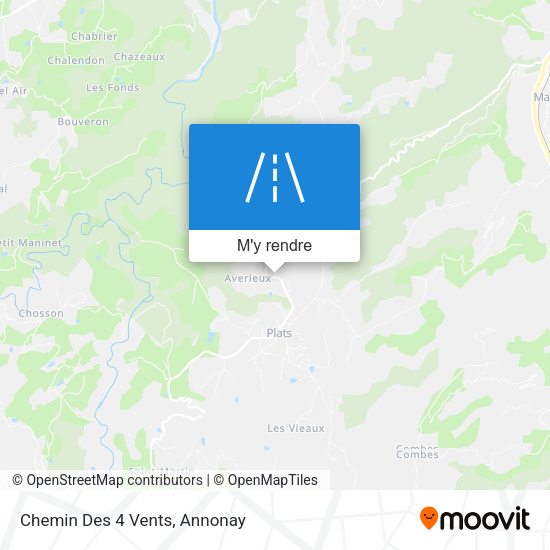 Chemin Des 4 Vents plan
