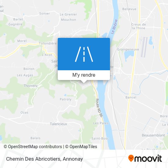 Chemin Des Abricotiers plan