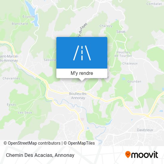 Chemin Des Acacias plan