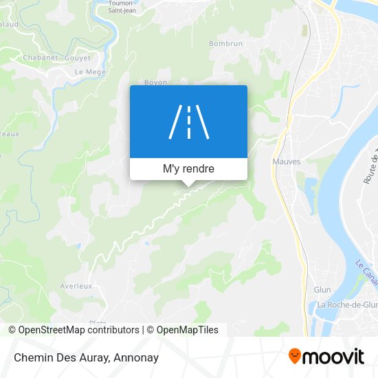 Chemin Des Auray plan