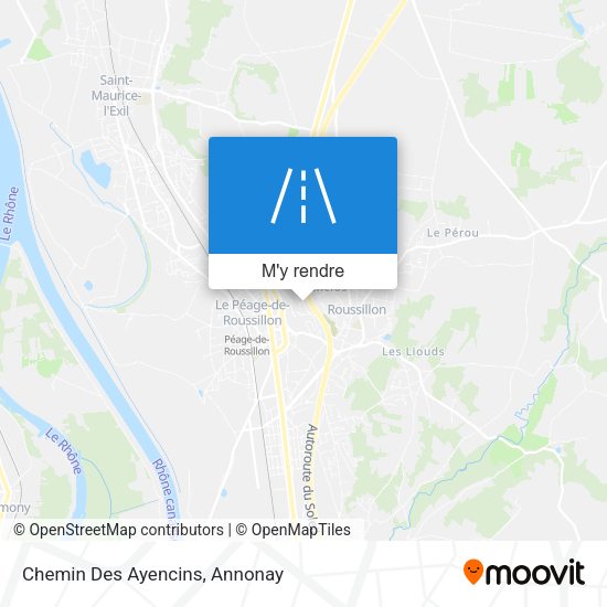 Chemin Des Ayencins plan