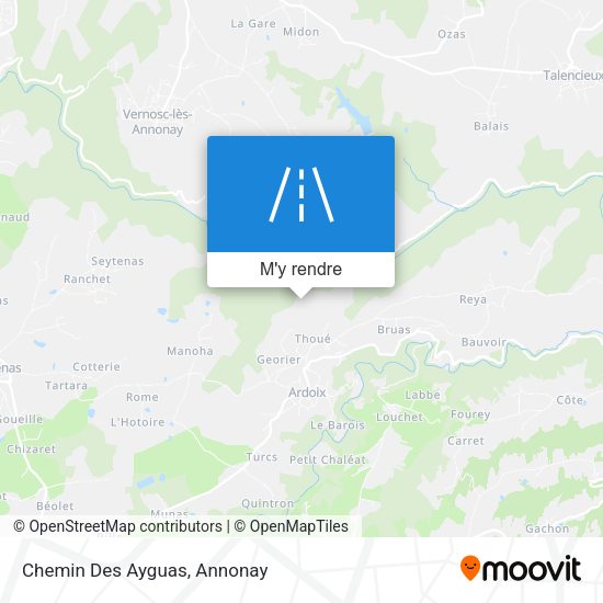Chemin Des Ayguas plan