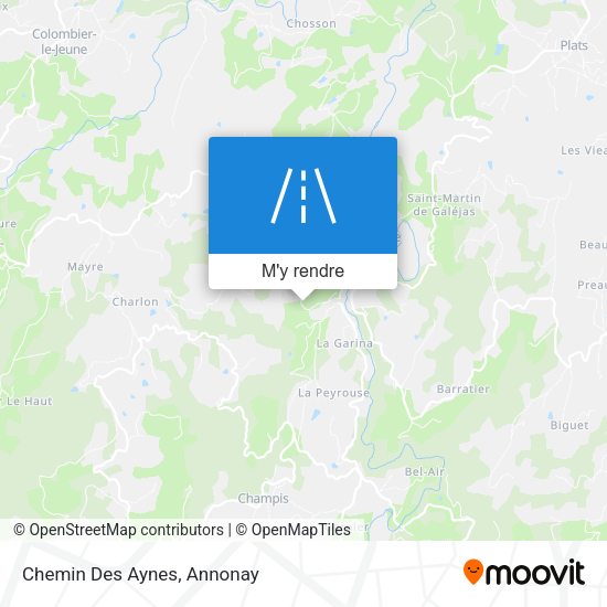 Chemin Des Aynes plan