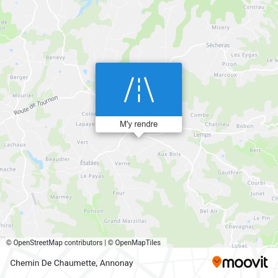 Chemin De Chaumette plan