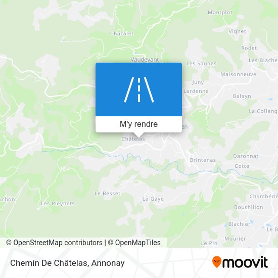 Chemin De Châtelas plan