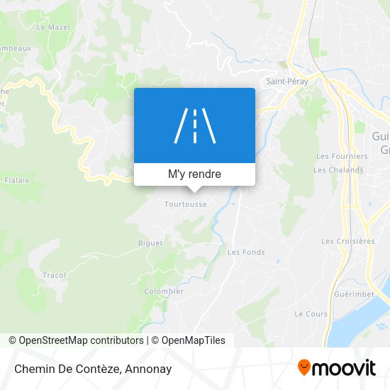 Chemin De Contèze plan