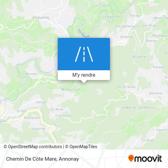 Chemin De Côte Mare plan