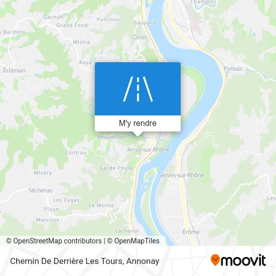 Chemin De Derrière Les Tours plan