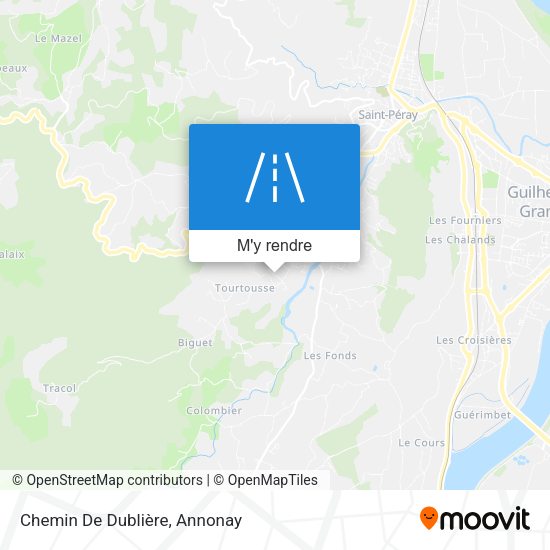 Chemin De Dublière plan