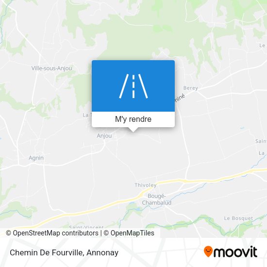 Chemin De Fourville plan