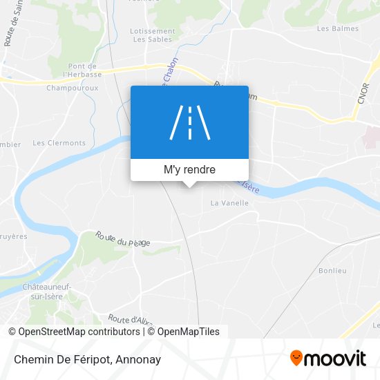 Chemin De Féripot plan