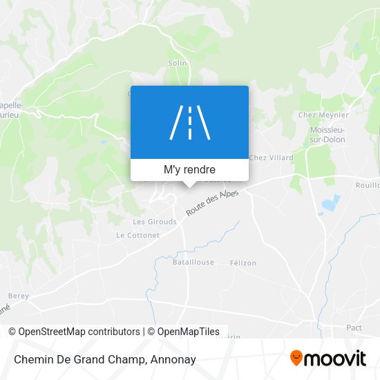 Chemin De Grand Champ plan