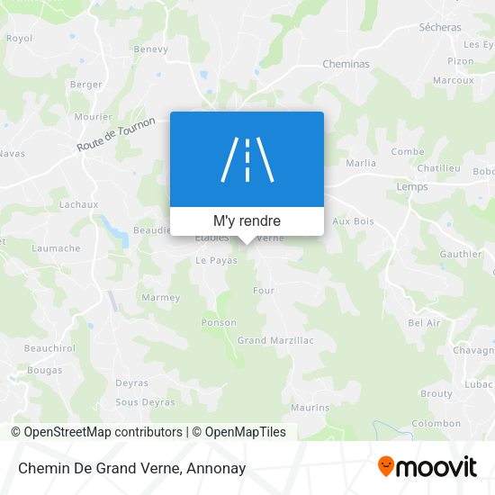 Chemin De Grand Verne plan