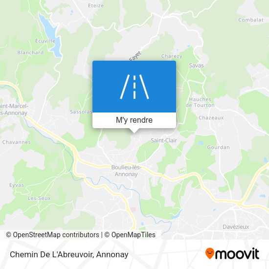 Chemin De L'Abreuvoir plan
