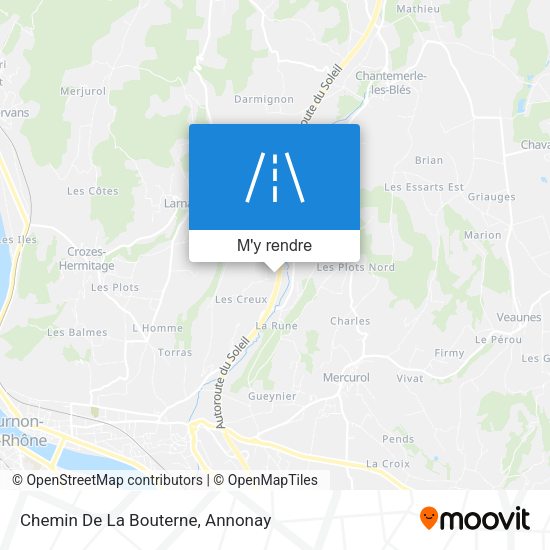 Chemin De La Bouterne plan