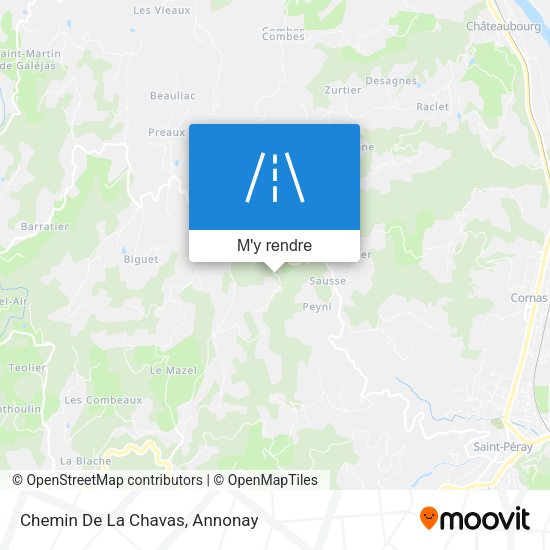 Chemin De La Chavas plan