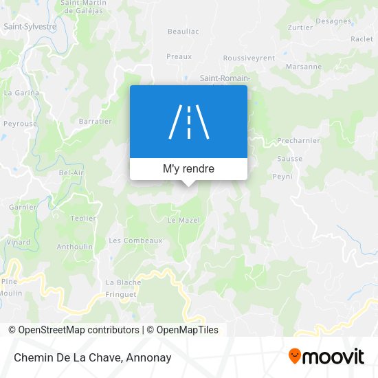 Chemin De La Chave plan