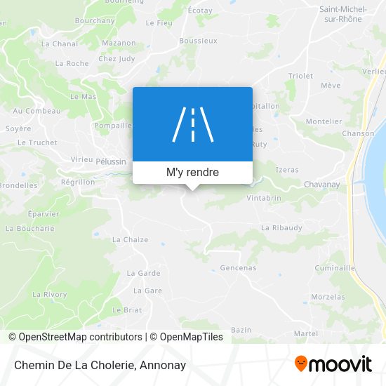 Chemin De La Cholerie plan