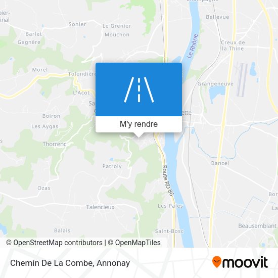 Chemin De La Combe plan