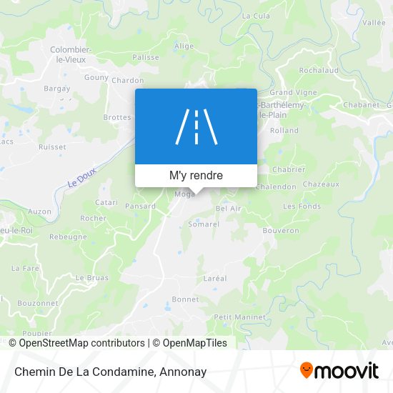Chemin De La Condamine plan