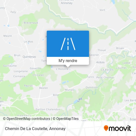 Chemin De La Coutelle plan