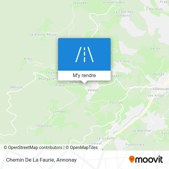 Chemin De La Faurie plan
