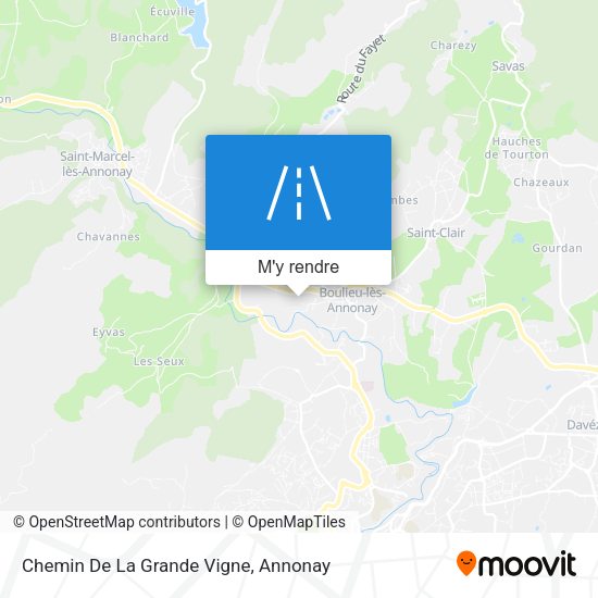 Chemin De La Grande Vigne plan